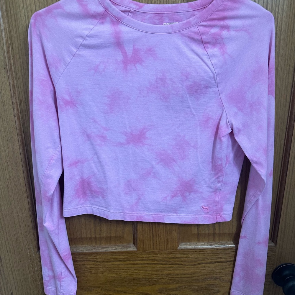 PINK Victoria's Secret Fitted Crop Long Sleeve and Old Navy crop top